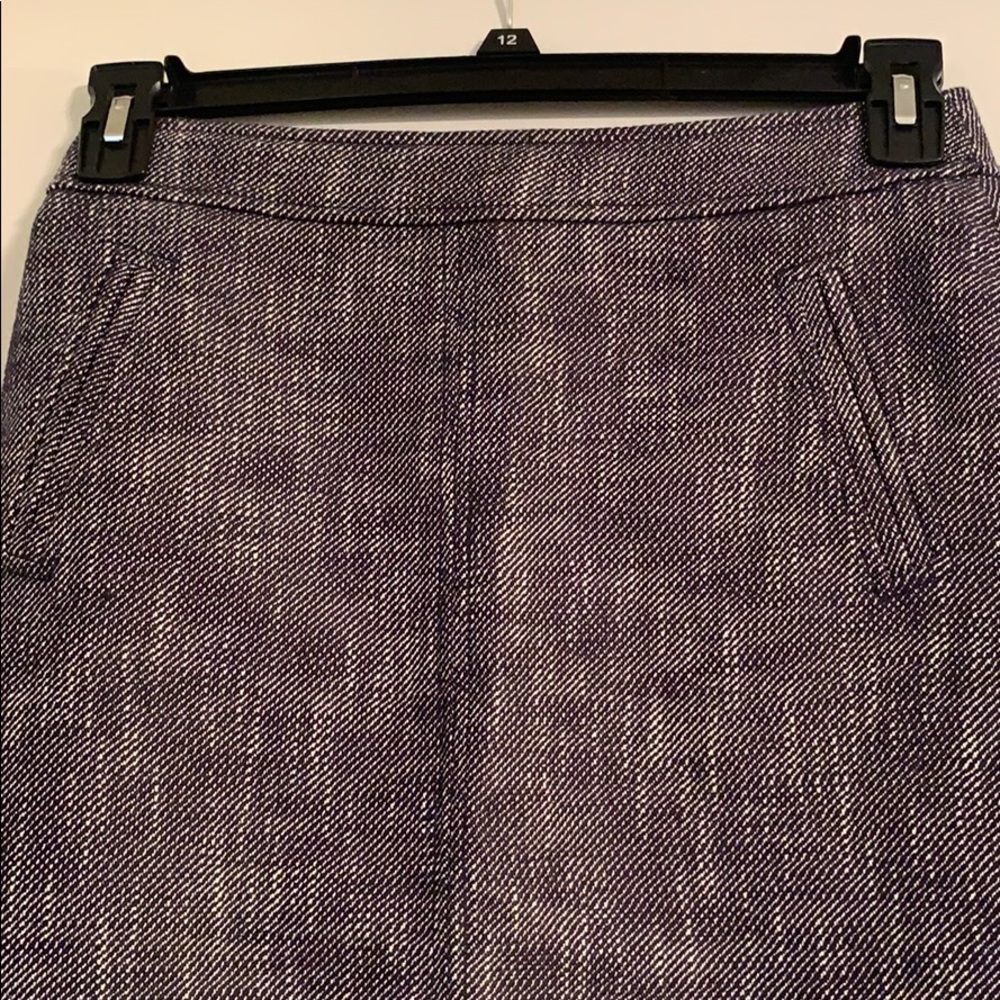 NWT Ann Taylor chambray pencil skirt size 2 - Picture 6 of 7